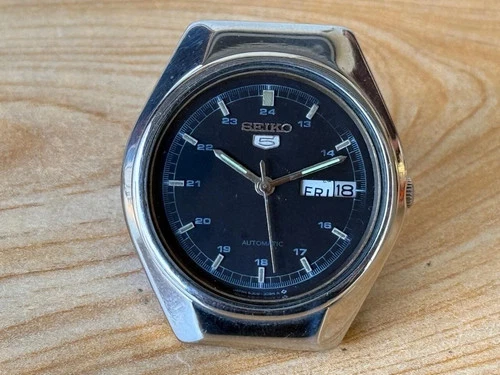 Vintage Seiko 5 Automatic 6309-6240 Mens Watch For Spares or Repair NJ-557