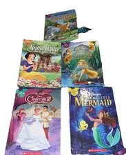 Disney The Little Mermaid, Bambi, The Fairy Without Wings, Cinderella III, Snow