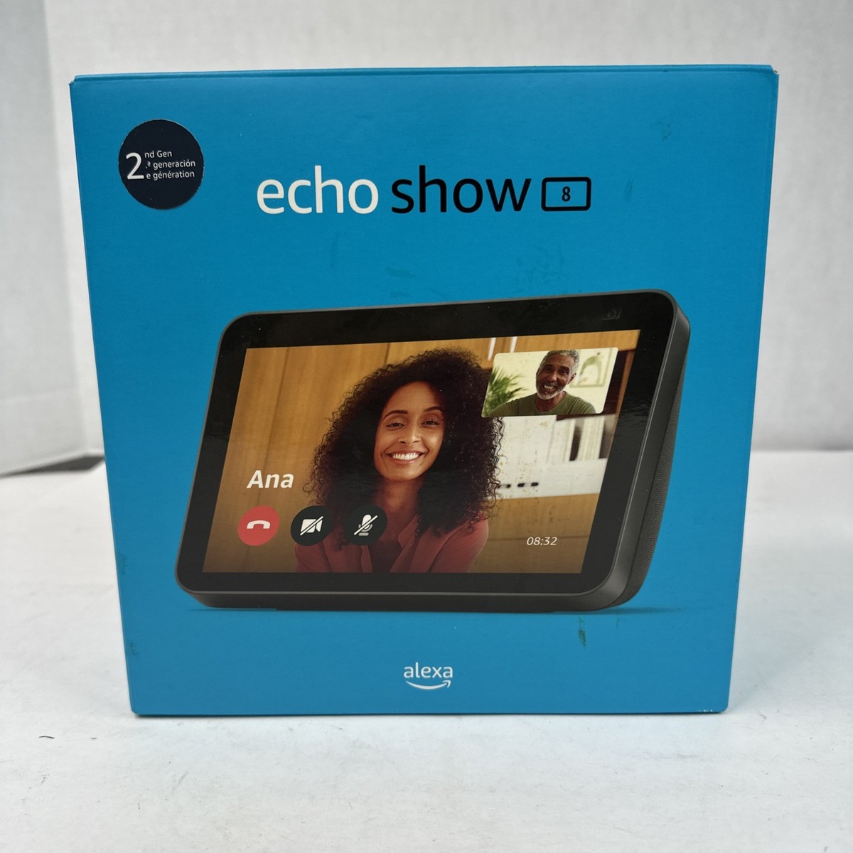 Amazon Echo Show 8 (2nd Gen) Smart Display Speaker - Charcoal NEW