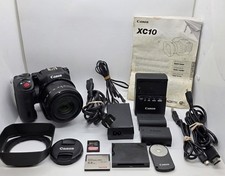 Canon XC10 4K UHD Professional Camcorder w/ memory, 3 batt, chargers, remote etc