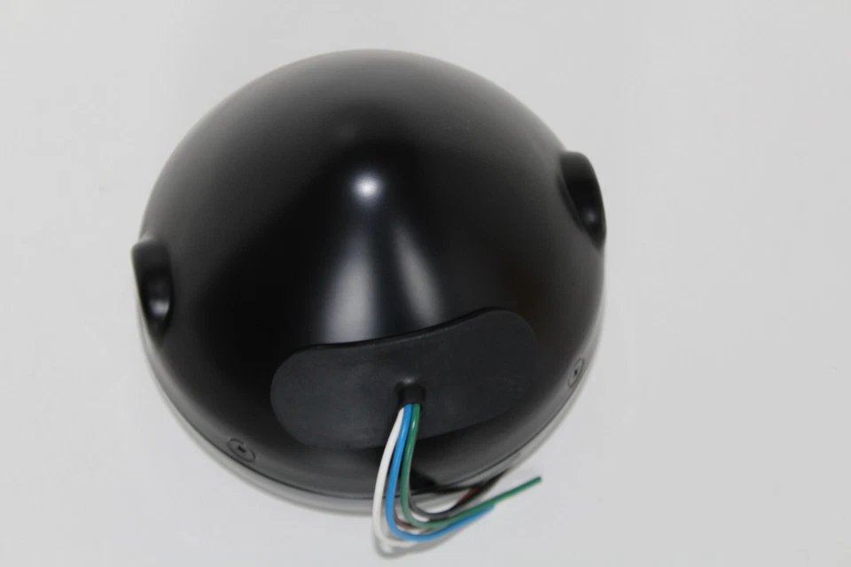 LSL Scheinwerfer Rund SIX DAYS Klarglas Ø145mm Schwarz Headlight Lampe H4 - Bild 4 von 4