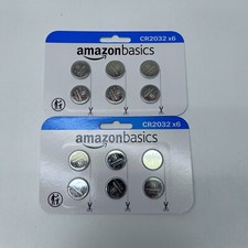Lote 12 Fresh Amazon Basics CR2032 Lithium Coin Cell Battery- BB DATE 11-2030