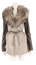 Giorgio Brato Fur Jacket Lamb Leather Size 44 It