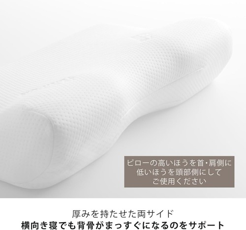 TEMPUR Millennium Neck Pillow Genuine Memory Foam Small 54x32x9.5 cm White Japan - Picture 2 of 8