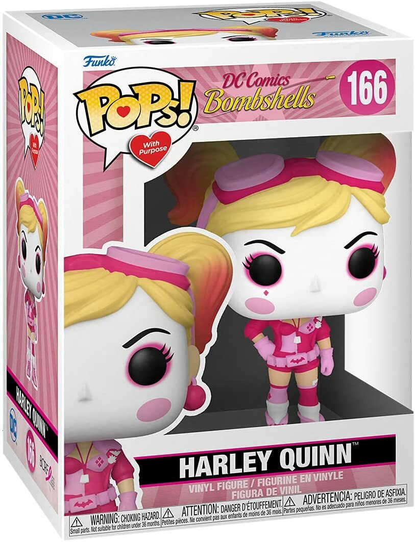 Harley Quinn Breast Cancer Awareness POP Vinyl Figure #166