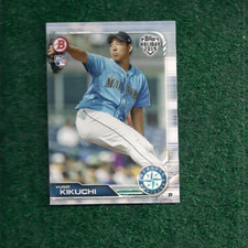 YUSEI KIKUCHI - 2019 BOWMAN - TOPPS HOLIDAY PROMO - ROOKIE CARD #TH-YK BLUE JAYS. rookie card picture