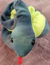 Ty Beanie Baby Hissy Snake Beanbag Plush 1997