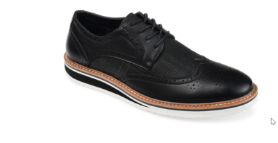 Vance Co. Oxford Shoes 10.5 Vance Mens Barclay Medium and Wide Width Plain Toe Oxford  main image 4