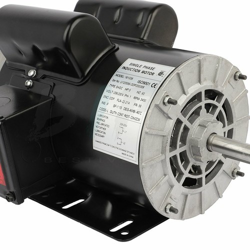 Electric Motor 5HP General Purpose 56 Frame 3450RPM Single Phase 60HZ 208-230V - Picture 8 of 10