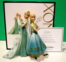 LENOX A SISTERS' SPECIAL BOND FROZEN Disney sculpture ELSA - NEW in BOX with COA