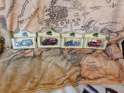 Vintage Lledo ''Days Gone'' Walkers Chips Druckguss Fahrzeuge - 4er Set
