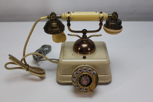 VTG Table Telephone Phone MCM Home Landline French Design Made Japan Victorian - Picture 14 of 21