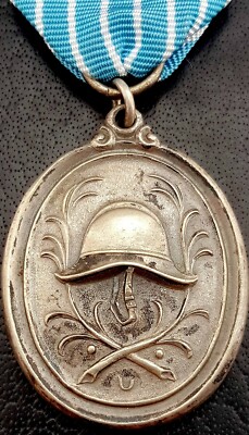  9626  Deutsche Post 1.WK Bayerisches Feuerwehr Ehrenzeichen für 25 Jahre Medaille