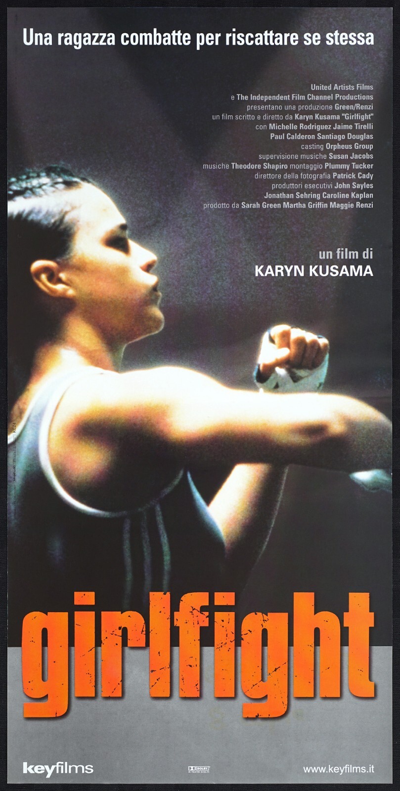 Locandina originale film Girlfight (2000) - Regia di Karyn Kusama