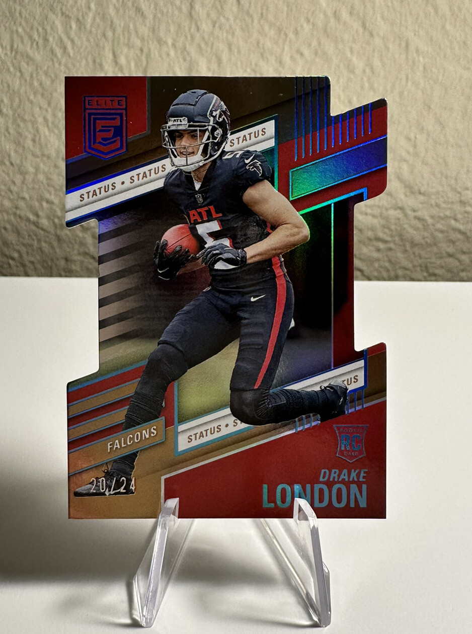 2022 Panini Donruss Elite Status Rookie Drake London Die-Cut 20/24