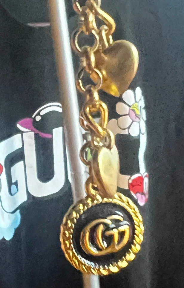 Llavero Gucci negro/oro Foto 4 de 4