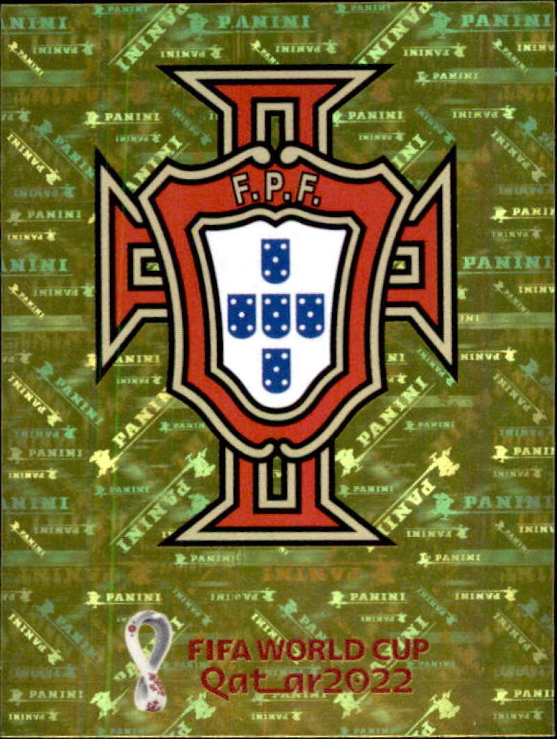 2022 Panini Sticker Road to World Cup Qatar #POR2 Team Logo FOIL Portugal