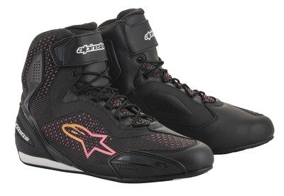 Shoes Alpinestars Stella Faster 3 Rideknit Color: Black/Yellow/Pink Size: 6.5=(38