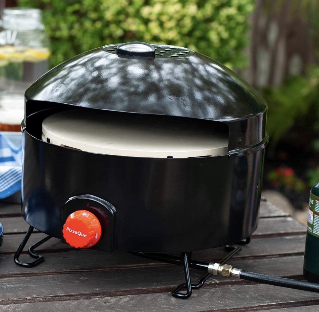 Pizzacraft PC6500 PizzaQue Portable Outdoor Pizza Oven Read Description