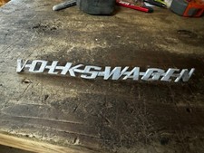 1968-1977 German Volkswagen Vw Beetle Bug Ghia Decklid Engine Emblem Script Oem