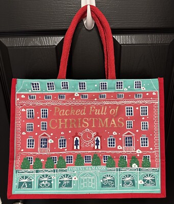 Fortnum Mason Bag For Life Large Tote Christmas NWT Reusable