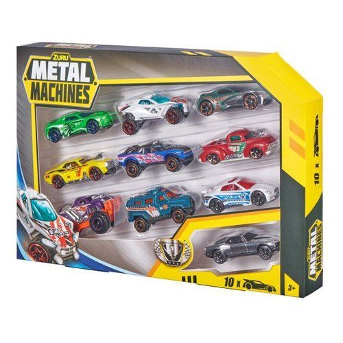 METAL MACHINES Diecast Cars 10 pack scala 1:64 Zuru 6750 in assortimento