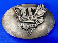 Winston Cigarettes Tobacco 3D Flying Eagle Advertisement Belt Buckle Made in USA
