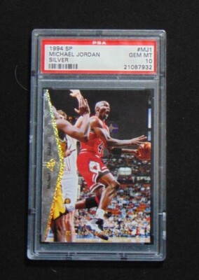 MICHAEL JORDAN CHICAGO BULLS 1994 UPPER DECK SP FOIL MJ1 SILVER 