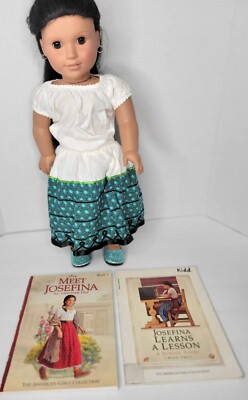 josefina birthday dress American Girl Pleasant Company with Feast Day Finery outfit 2 books Josefina american
