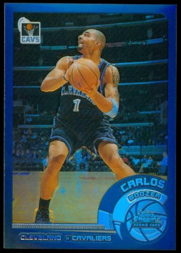 2002-03 Topps Chrome Refractors #127 Carlos Boozer - NM-MT