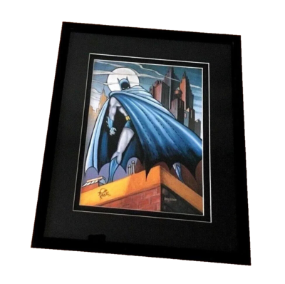BATMAN & ME LITHO BOB KANE, SIGNED FRAMED LIMITED EDITION 2500
