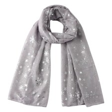 Lady Christmas Snowflake Scarf Fall Winter Warm Shawl 70 180cm Chic Fashion Cute