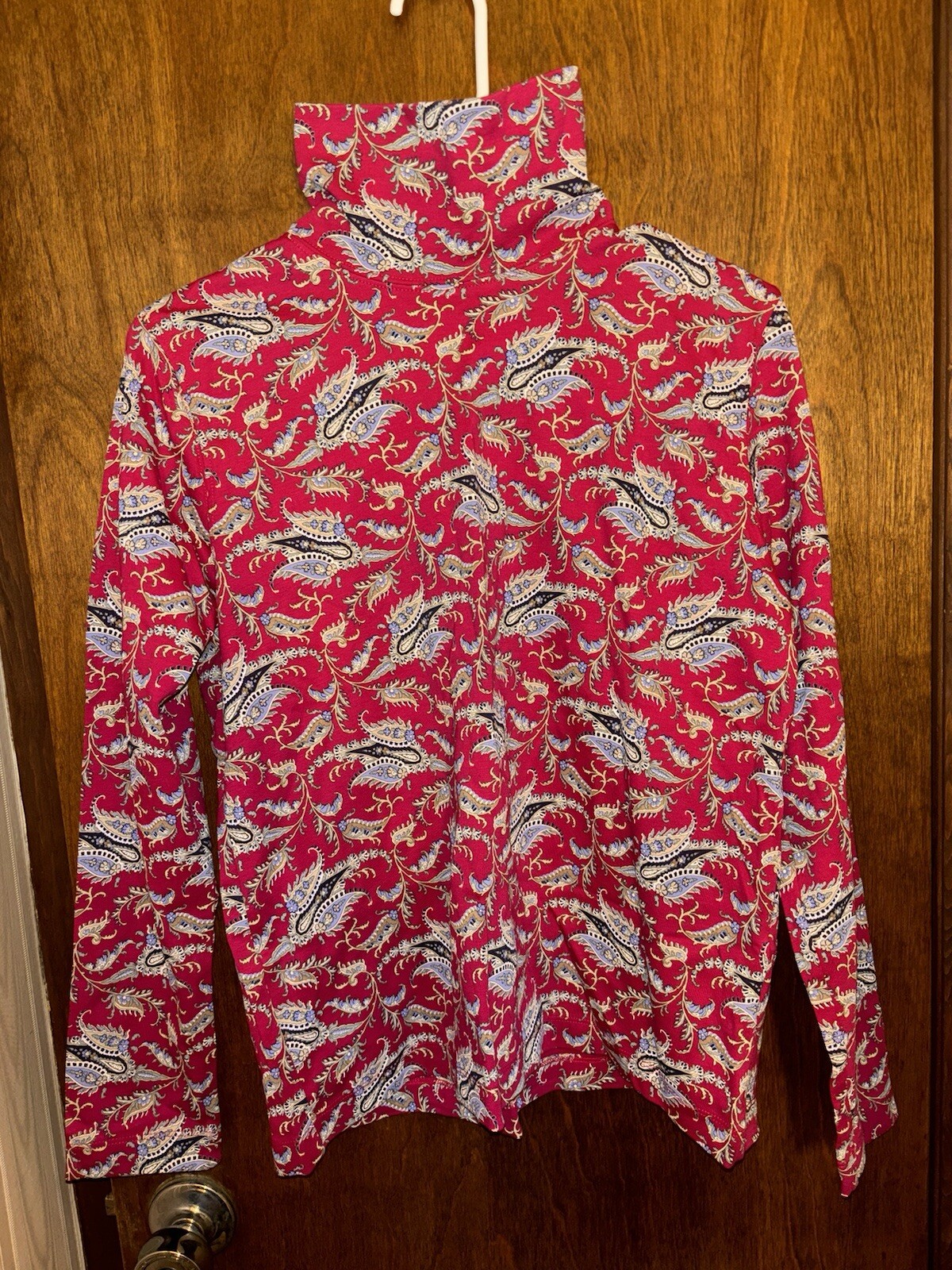 Lands End Womens Long Sleeve Shirt Size S Classic Fit Comfortable Casual Top