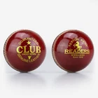 Readers Club Leather Cricket Ball - Red - Size Mens 5.5oz - Free P&P