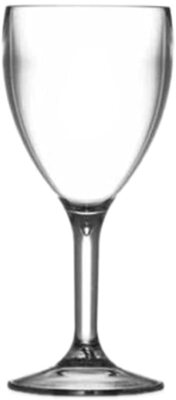 Klares Polycarbonat 125ml Elite Premium Weinglas - nahezu unzerbrechlich