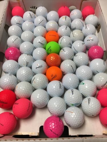 50 Titleist Velocity Golf Balls In Great Used Condition Actual Balls For Sale