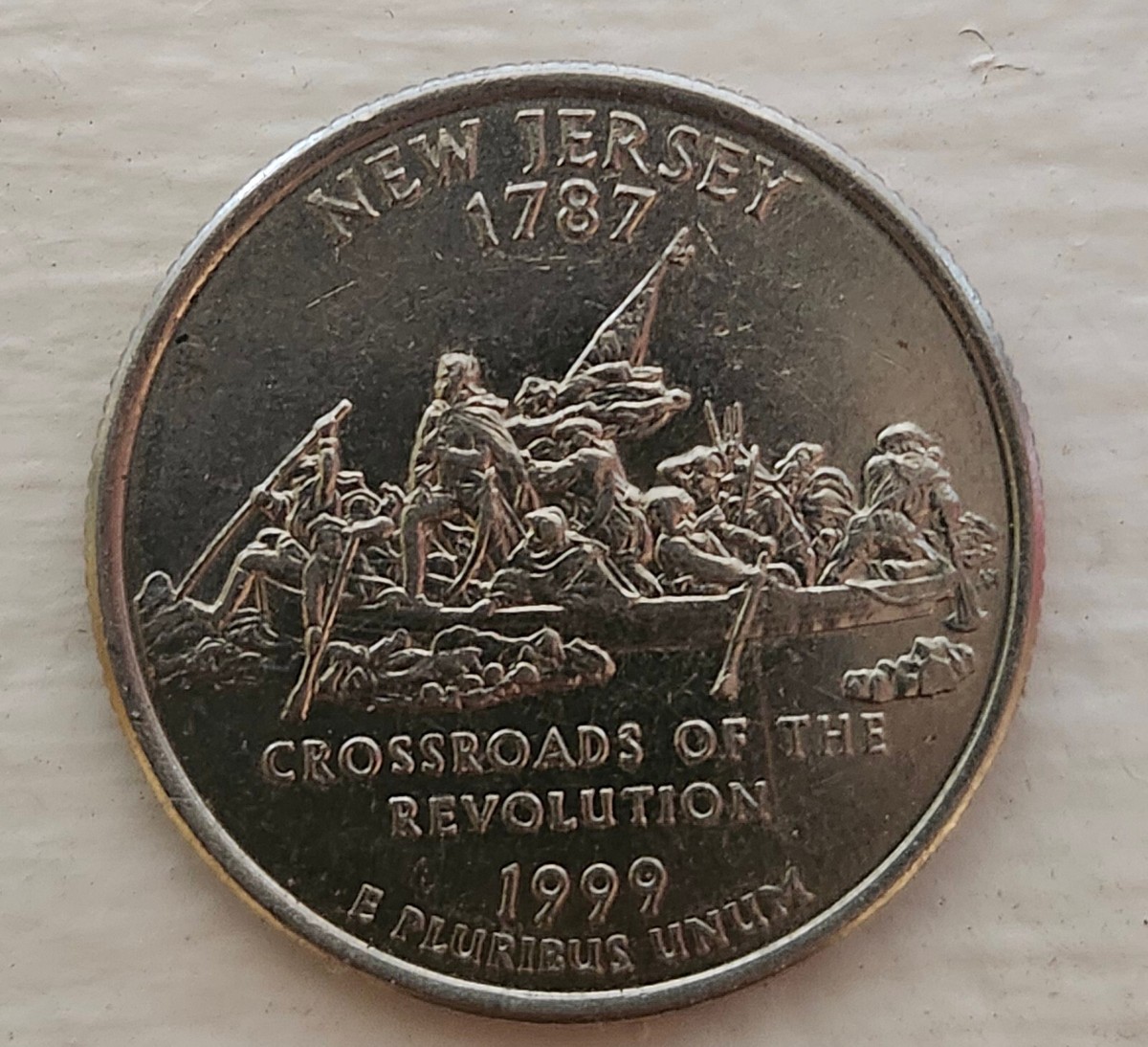 1999 D New Jersey 1787 Crossroads of the Revolution Quarter | eBay