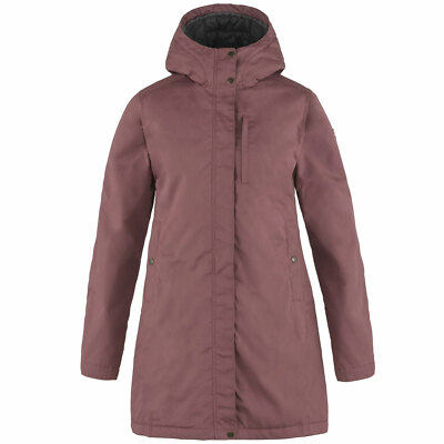 Fjällräven Kiruna Padded Parka Damen-Jacke Mantel gefüttert Damenparka Lila
