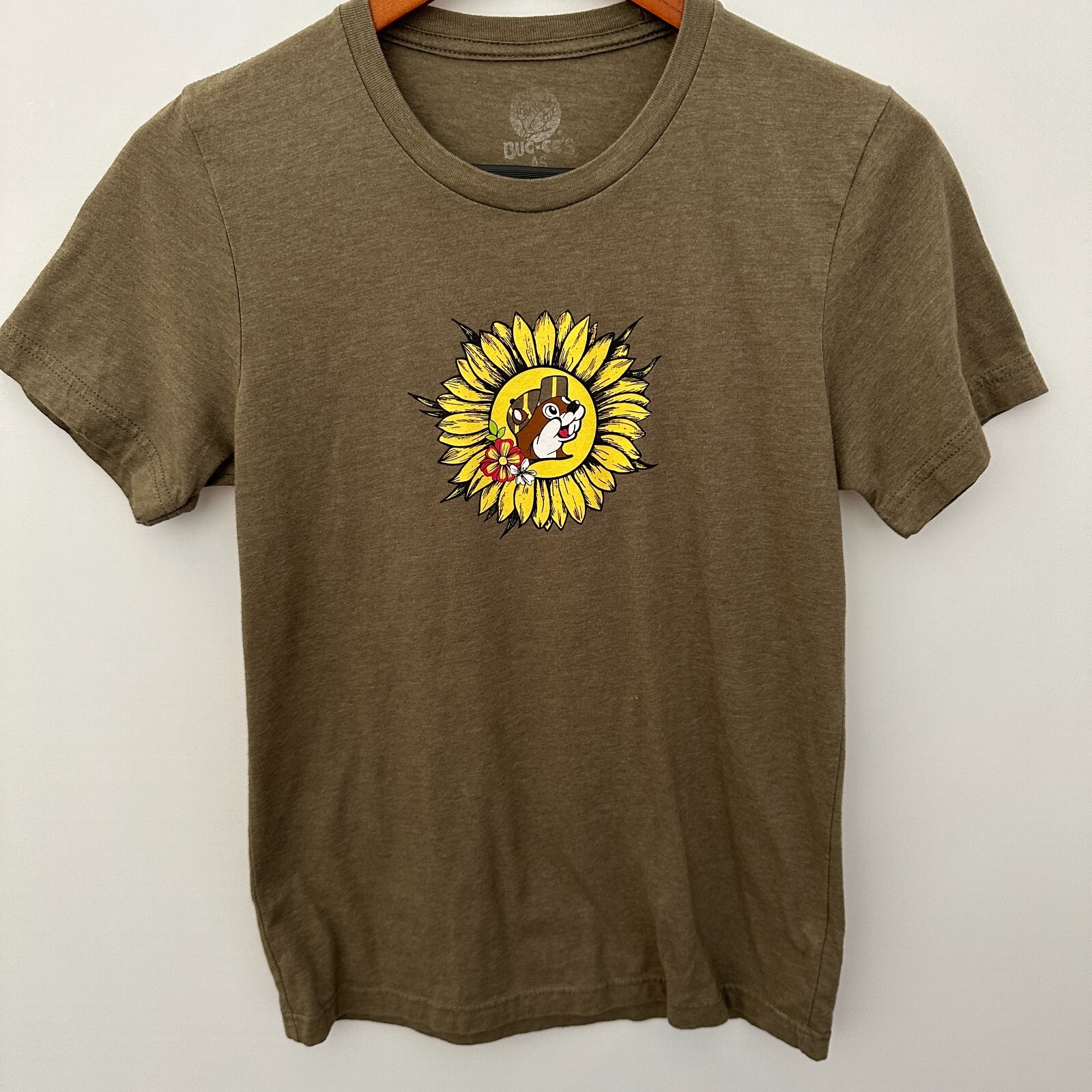 Bucees Sunflower Happy Gas Station Men's Short Sleev… Gem