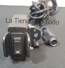 IN AND OUT IN OUT WINCH MOMENTARY SWITCH 4 PIN ROUND FEMALE PLUG CONNECTION READ