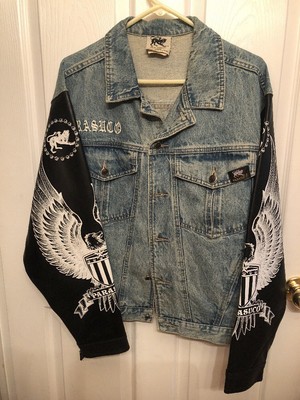 Vintage Parasuco 80s Biker Denim Stone 