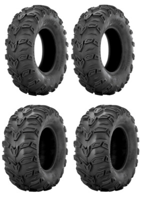 New Complete Set of Sedona Mud Rebel Tires  - 1993-2002 Yamaha 400 Kodiak 4x4