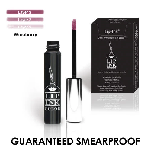 LIP-INK® Organic Vegan 100% Smearproof Trial Lip Kit - Wineberry
