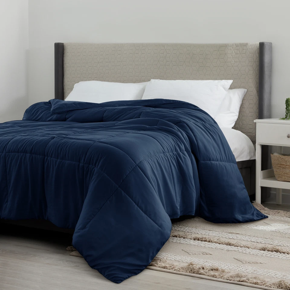 Edredón alternativo de plumón reversible de microfibra suave inserto de edredón todas las estaciones