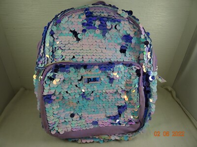 PS from Aeropostale Reversible Sequin Pom Pom Backpack 10