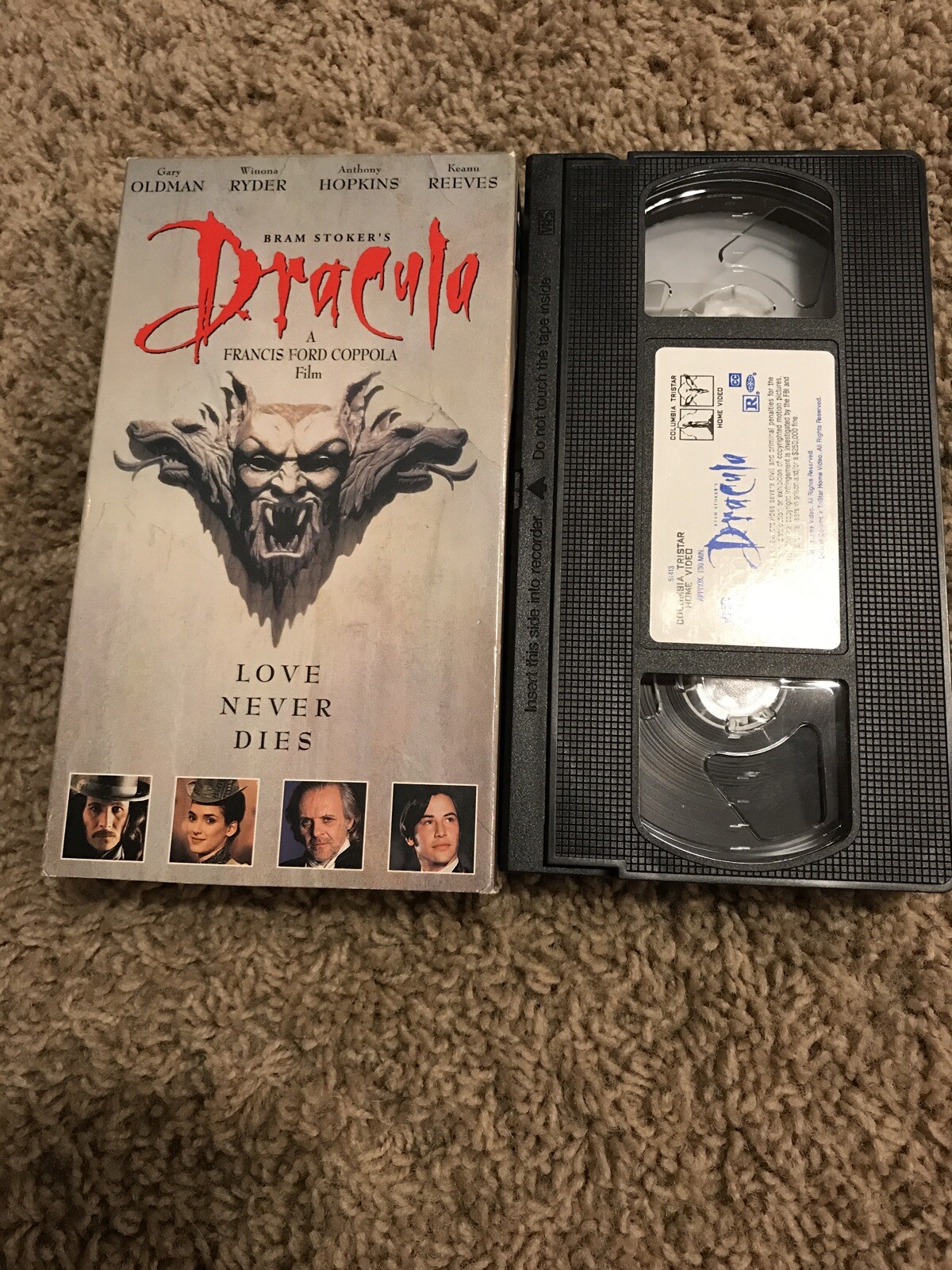 Bram Stoker's Dracula VHS TESTED Francis Ford Coppola Horror