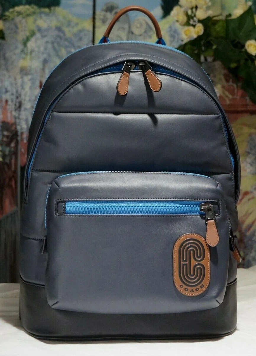 Coach clearance quilted backpack