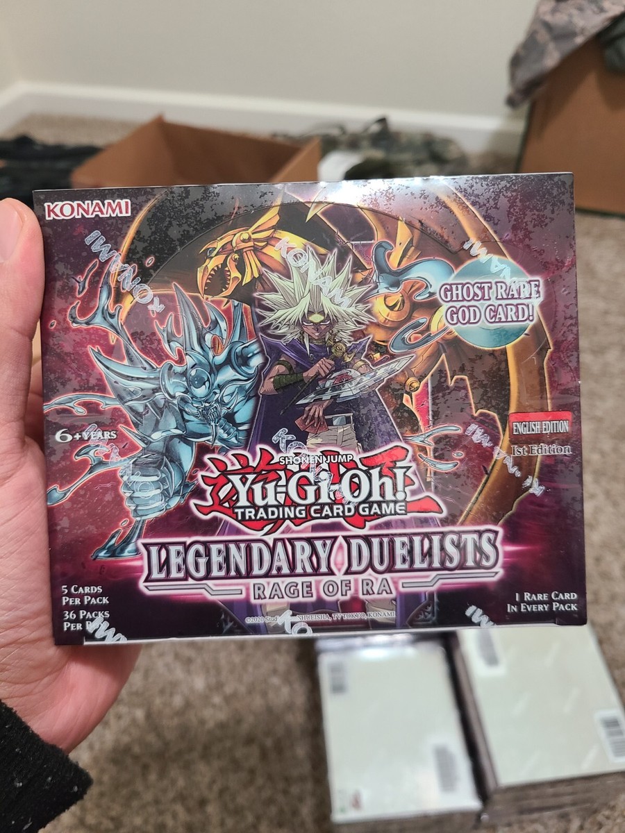 rage of ra booster box 1st edition Amazon.com: YuGiOh Trading Card Game Legendary Duelists Rage of Ra Booster  Box [36 Packs] : Toys & Games main image 0