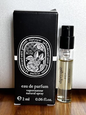 Diptyque 34boulevard saint germain EAU ROSE Travel size spray 2ml/0.06fl.oz EDP