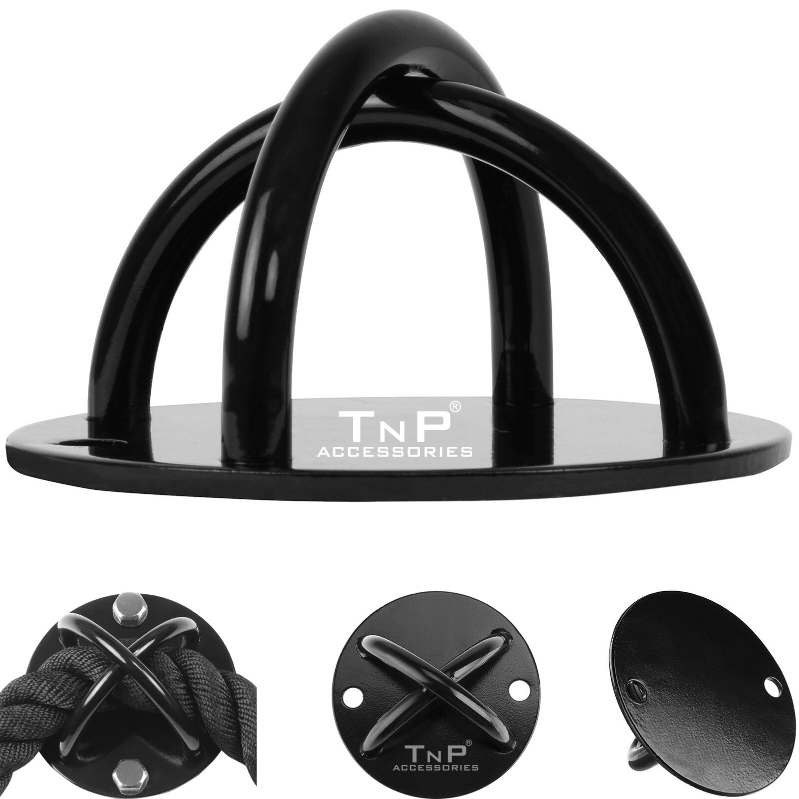 TNP Battle Rope Circular Wall/Ceiling/Floor Anchor Bracket Power 120mm